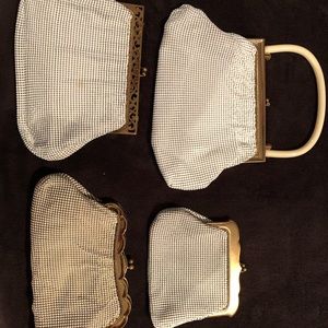 4 Whiting & Davis mesh evening handbags